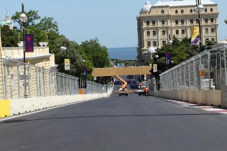 Trackwalk - GP Aserbaidschan - Baku - 15. Juni 2016