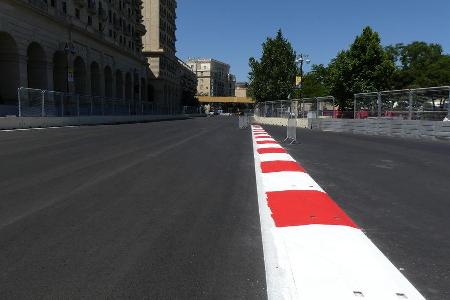 Trackwalk - GP Aserbaidschan - Baku - 15. Juni 2016