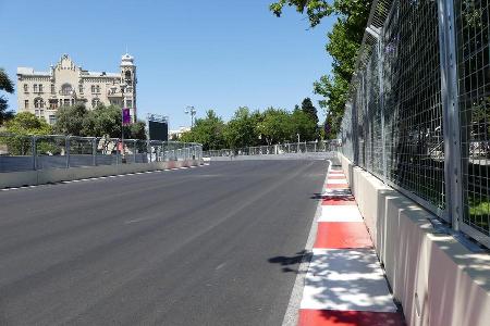 Trackwalk - GP Aserbaidschan - Baku - 15. Juni 2016