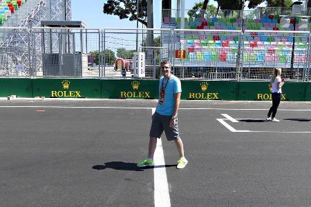 Trackwalk - GP Aserbaidschan - Baku - 15. Juni 2016