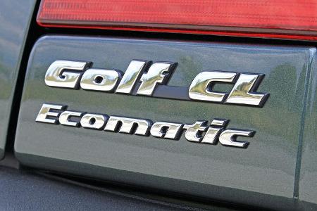 VW Golf Ecomatic, Typenbezeichnung