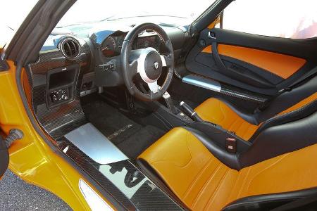 Tesla Roadster, Cockpit, Sitze