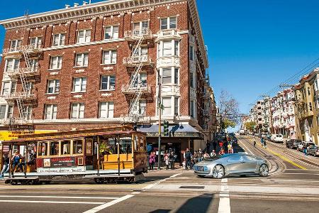 Mercedes F 015, Impression, San Francisco