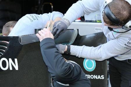 Mercedes W07 -Technik - 2016