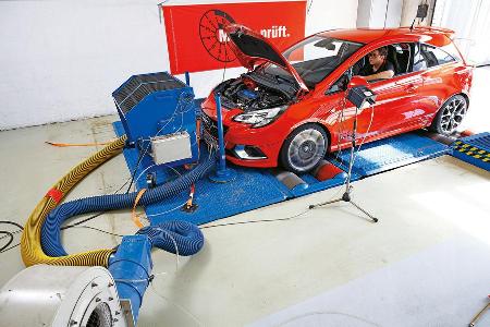 Opel Corsa OPC, Leistungsmessung, Prfstand