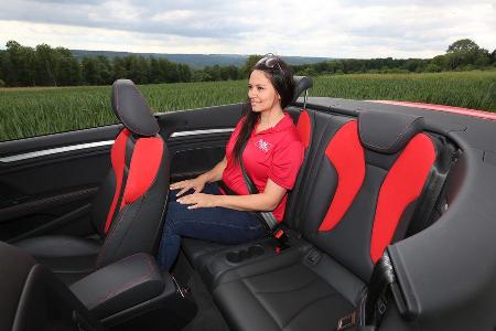 Audi S3 Cabrio, Fondsitz, Beinfreiheit