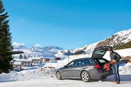 BMW M550d xDrive Touring, Winterausflug