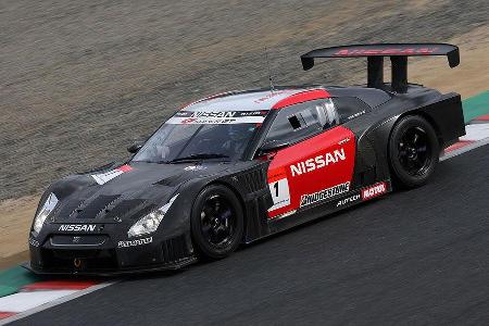 Der Nissan GT-R für die FIA-GT-Meisterschaft 2009.