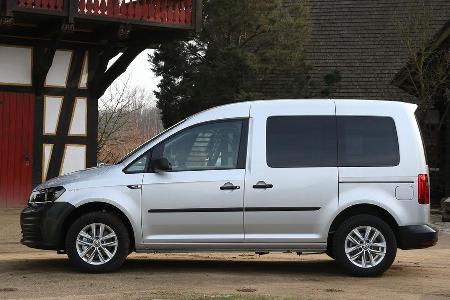 In der Länge misst der VW Caddy 4.4408 mm, ...