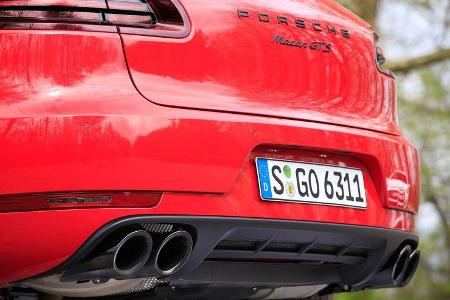 Porsche Macan GTS, Endrohre