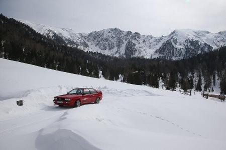 Audi Quattro, Seitenansicht