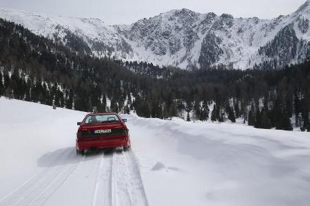 Audi Quattro, Heckansicht