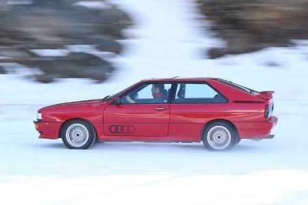 Audi Quattro, Seitenansicht