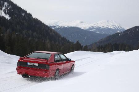 Audi Quattro, Heckansicht