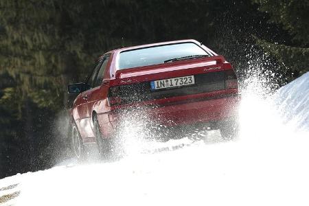 Audi Quattro, Heckansicht