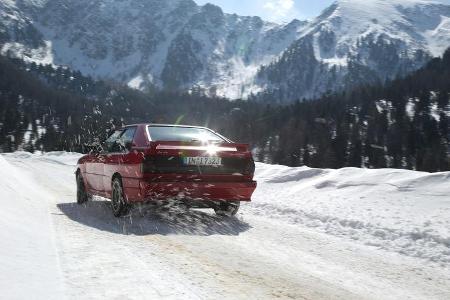 Audi Quattro, Heckansicht