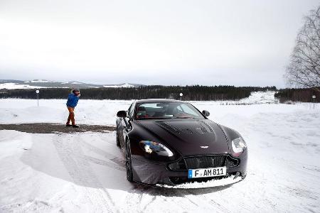 Aston Martin V12 Vantage S, Nordschweden, Lappland, Impression
