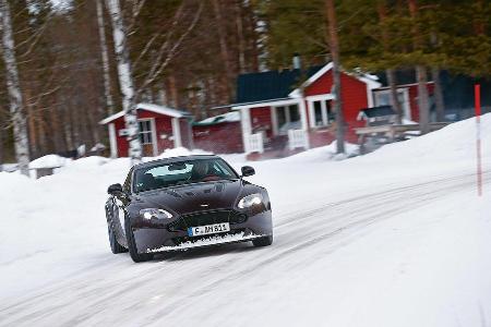 Aston Martin V12 Vantage S, Nordschweden, Lappland, Impression