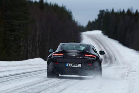 Aston Martin V12 Vantage S, Nordschweden, Lappland, Impression