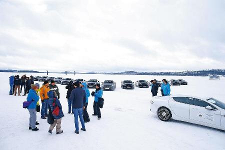 Aston Martin V12 Vantage S, Nordschweden, Lappland, Impression