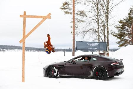 Aston Martin V12 Vantage S, Nordschweden, Lappland, Impression