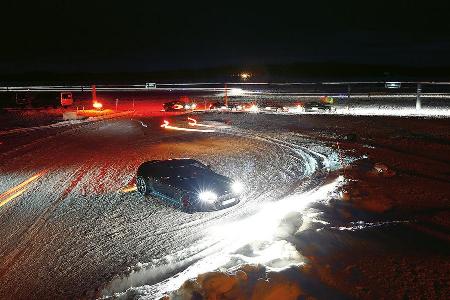 Aston Martin V12 Vantage S, Nordschweden, Lappland, Impression