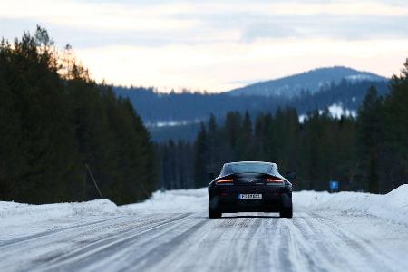 Aston Martin V12 Vantage S, Nordschweden, Lappland, Impression