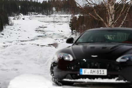 Aston Martin V12 Vantage S, Nordschweden, Lappland, Impression