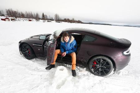 Aston Martin V12 Vantage S, Nordschweden, Lappland, Impression