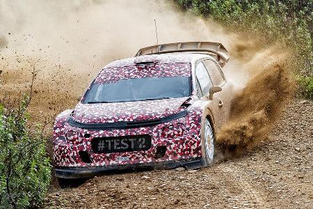 Citron - WRC-Auto 2017 - Erprobung 2016
