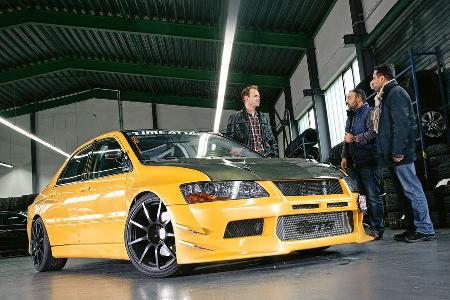 Mitsubishi Lancer Evo VIII, Frontansicht