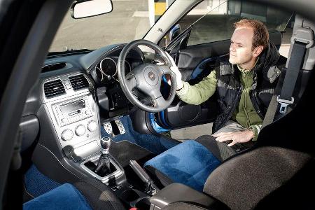 Subaru Impreza WRX Sti, Cockpit, Rechtslenker