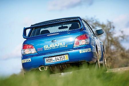 Subaru Impreza WRX Sti, Heckansicht