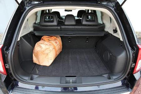 Jeep Compass 2.2 CRD Limited, Kofferraum, Laderaum