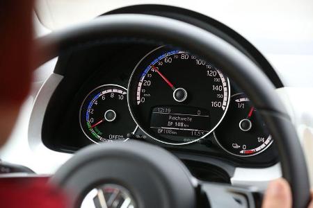 VW E-Up, Rundinstrumente