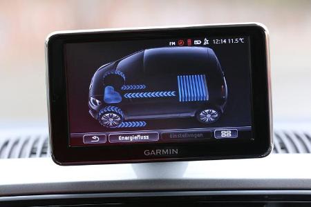 VW E-Up, Monitor, Energiefluss