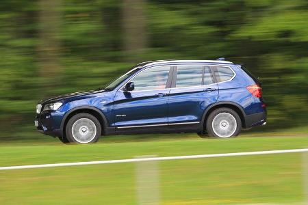 BMW X3 x-Drive 30d, Seitenansicht