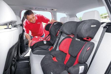 BMW X3 x-Drive 30d, Kindersitze, Rücksitze