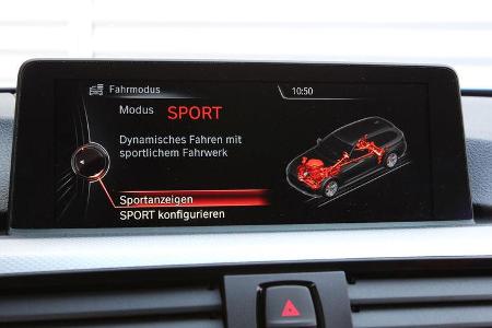 BMW 330d Touring, Bildschirm, Antrieb