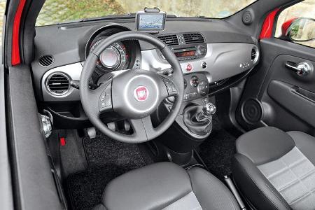 Fiat 500 0.9 Twinair Lounge, Cockpit
