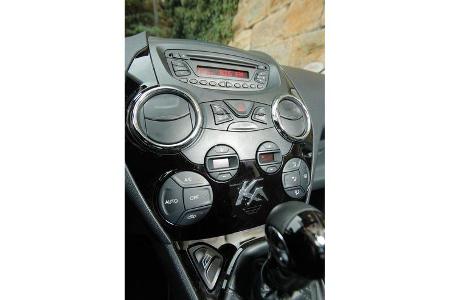 Ford Ka Titanium, Mittelkonsole