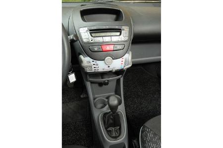 Peugeot 107 70 Urban Move, Mittelkonsole