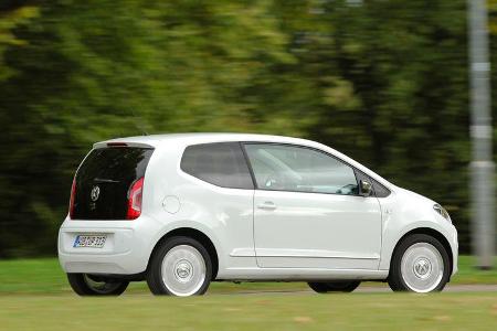 VW Up 1.0 White, Seitenansicht