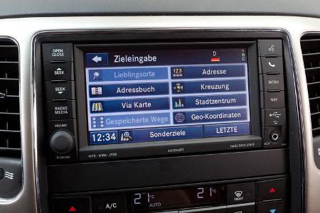 Jeep Grand Cherokee 3.0 CRD Overland, Bildschirm