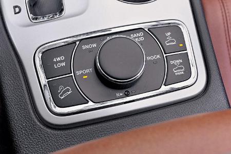 Jeep Grand Cherokee 3.0 CRD Overland, Mittelkonsole, Multifunktionsknopf