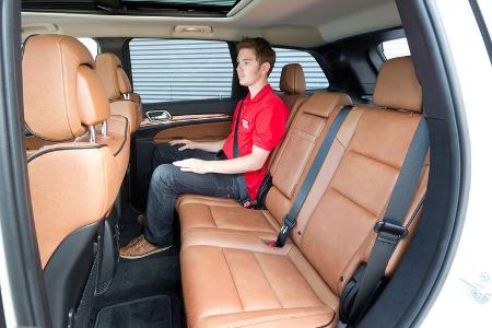 Jeep Grand Cherokee 3.0 CRD Overland, Rücksitz, Rückbank