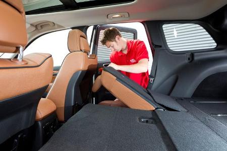 Jeep Grand Cherokee 3.0 CRD Overland, Rücksitz, Rückbank, umklappen