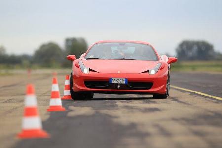 Ferrari 458 Italia, Slalom, Front