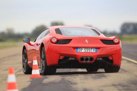 Ferrari 458 Italia, Slalom, Heck
