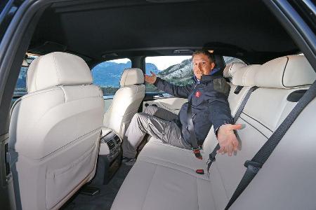 BMW X5 M50d, Rcksitz, Beinfreiheit